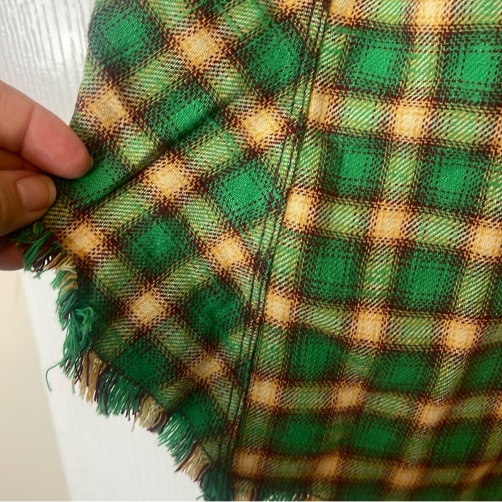 BDG / Urban Outfitters Brixton Distressed Flannel Shirt Green Size Small - Picture 5 of 12